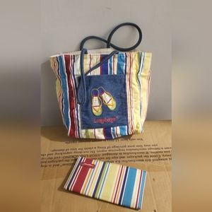 Longaberger small tote cloth bag